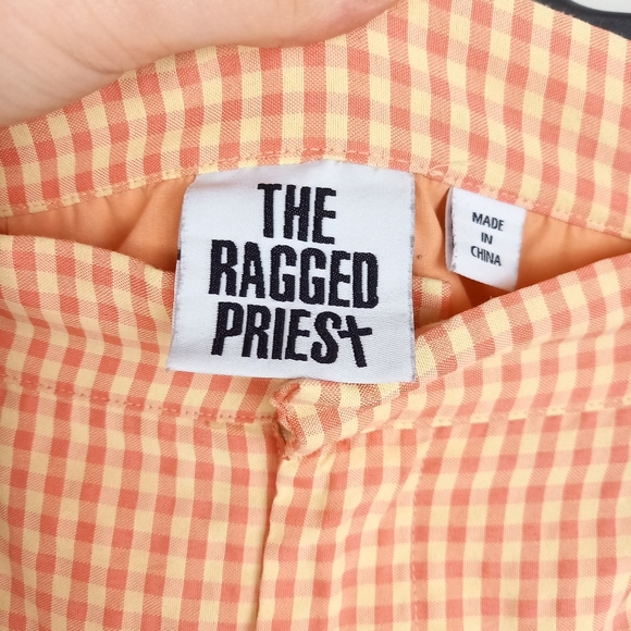 The Ragged Preist Daylight Woven Check Shorts Size Medium - Picture 7 of 10